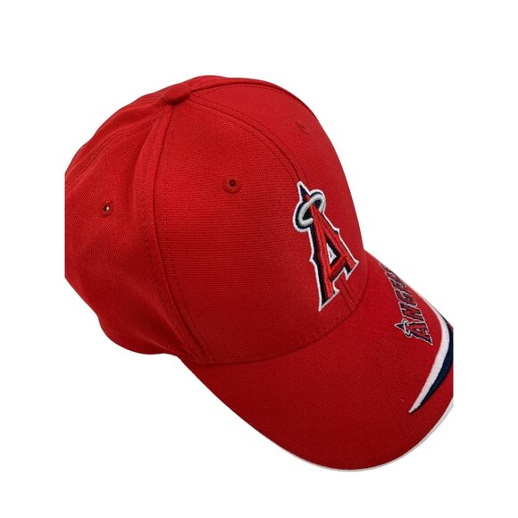 VTG Retro Los Angeles Angels Red Fan Favorite MLB Baseball Cap Adjust OS 8166 - Picture 8 of 10